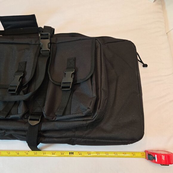 DULCE DOM Soft Double Rifle Bag, Tactical Long Backpack Gun Bag Sz: 32" - Picture 14 of 14